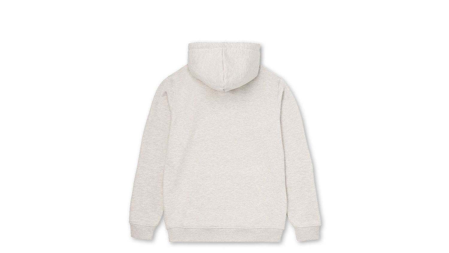 LOGO HOODIE - OATMEAL MELANGE / GRANATA