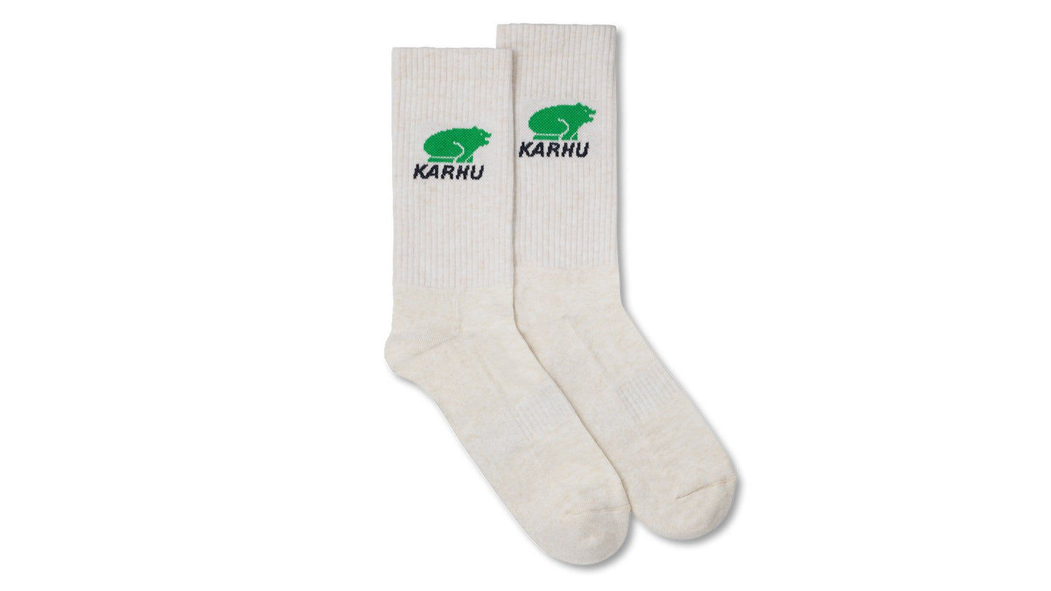 CLASSIC LOGO SOCK - LILY WHITE / ISLAND GREEN