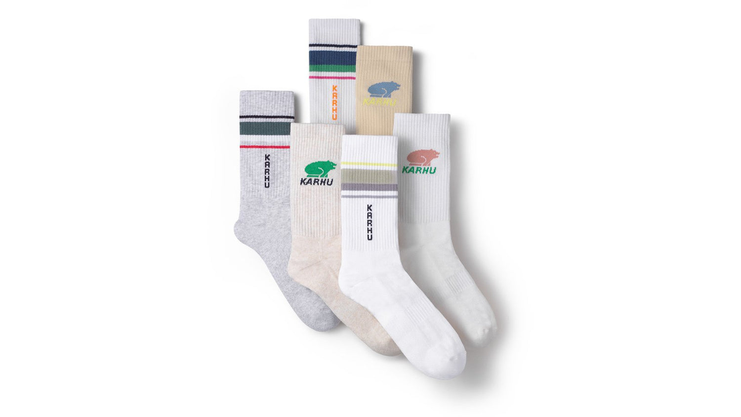 CLASSIC LOGO SOCK - BRIGHT WHITE / LILAS