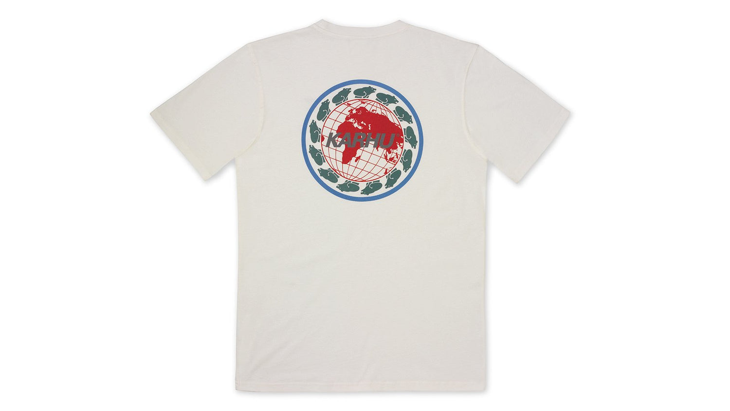 KARHU WORLDWIDE T–SHIRT  - BRIGHT WHITE / GULL