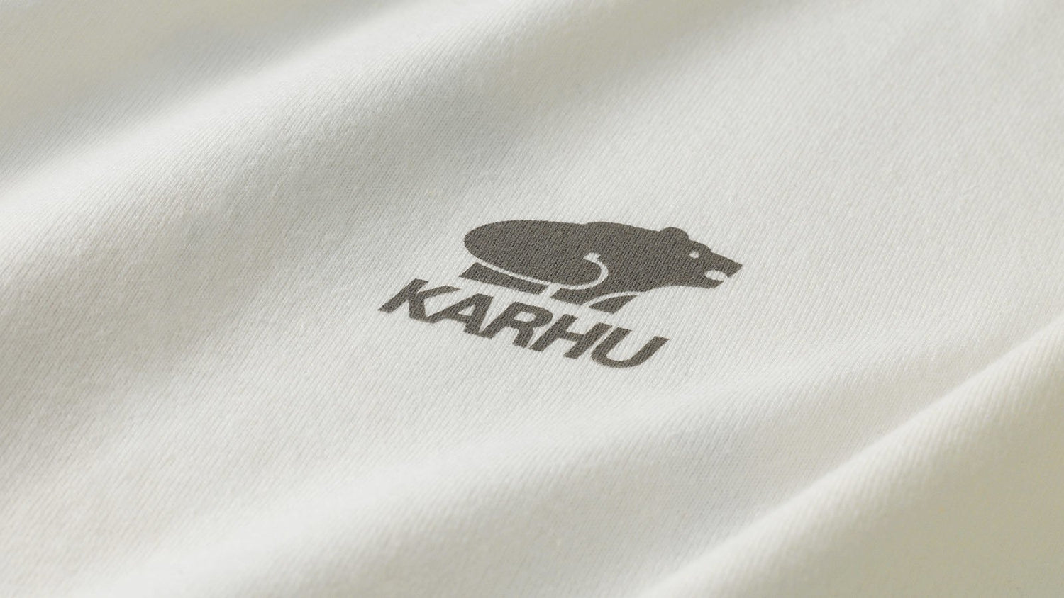 KARHU WORLDWIDE T–SHIRT - BRIGHT WHITE / GULL