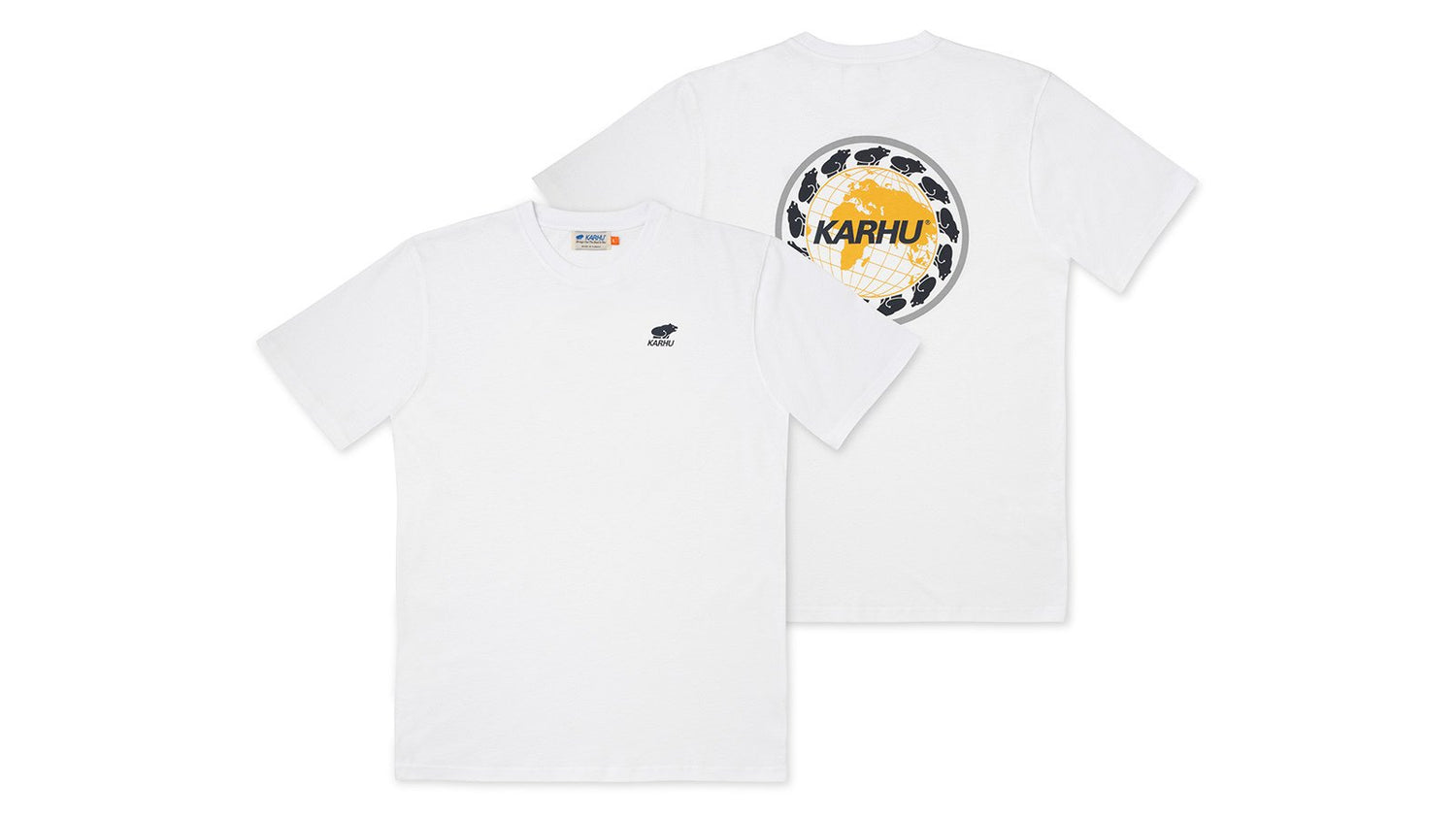 KARHU WORLDWIDE T–SHIRT - WHITE / INDIA INK