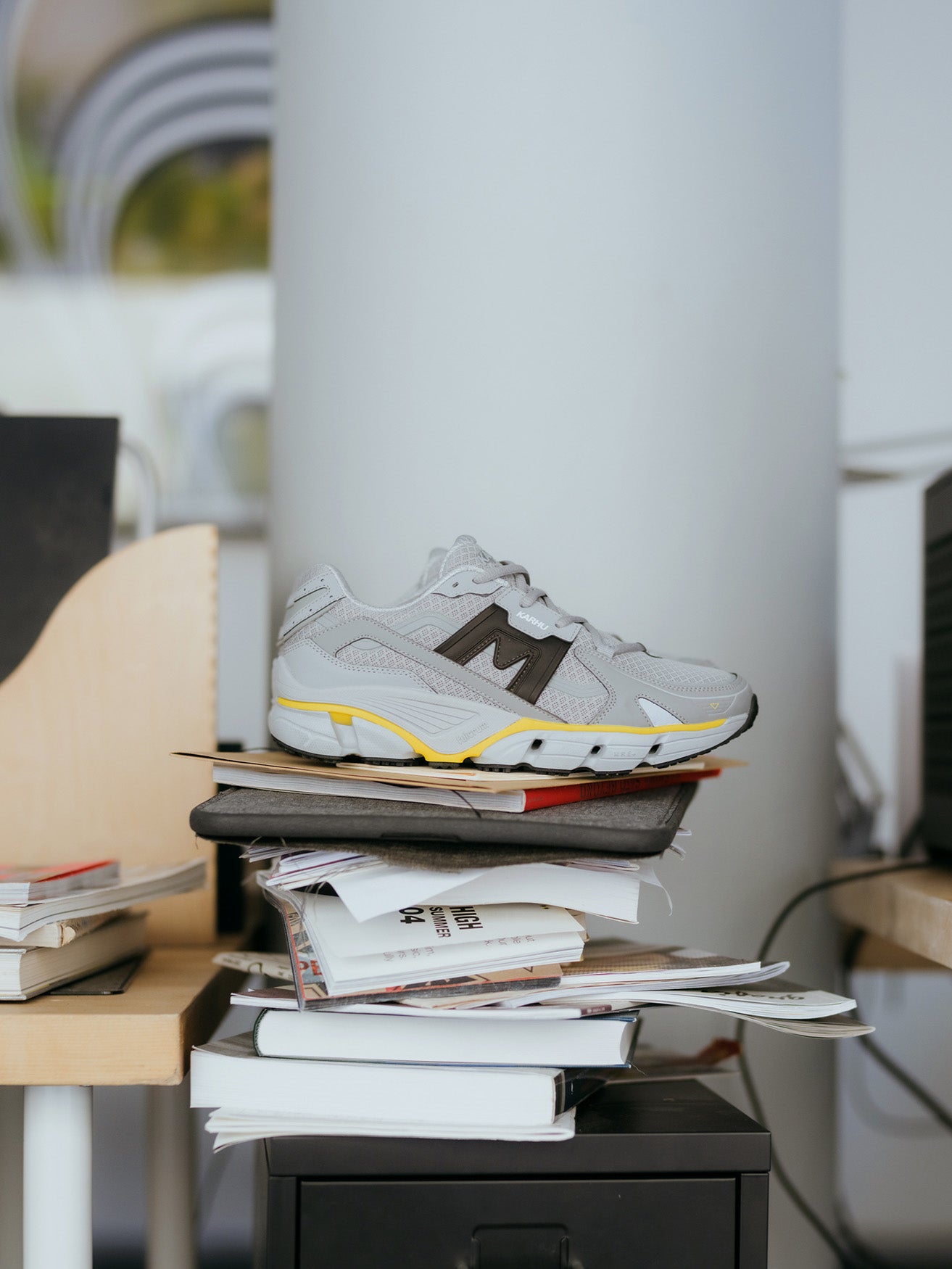 SUPER FULCRUM - GRAY REFLECTIVE / JET BLACK