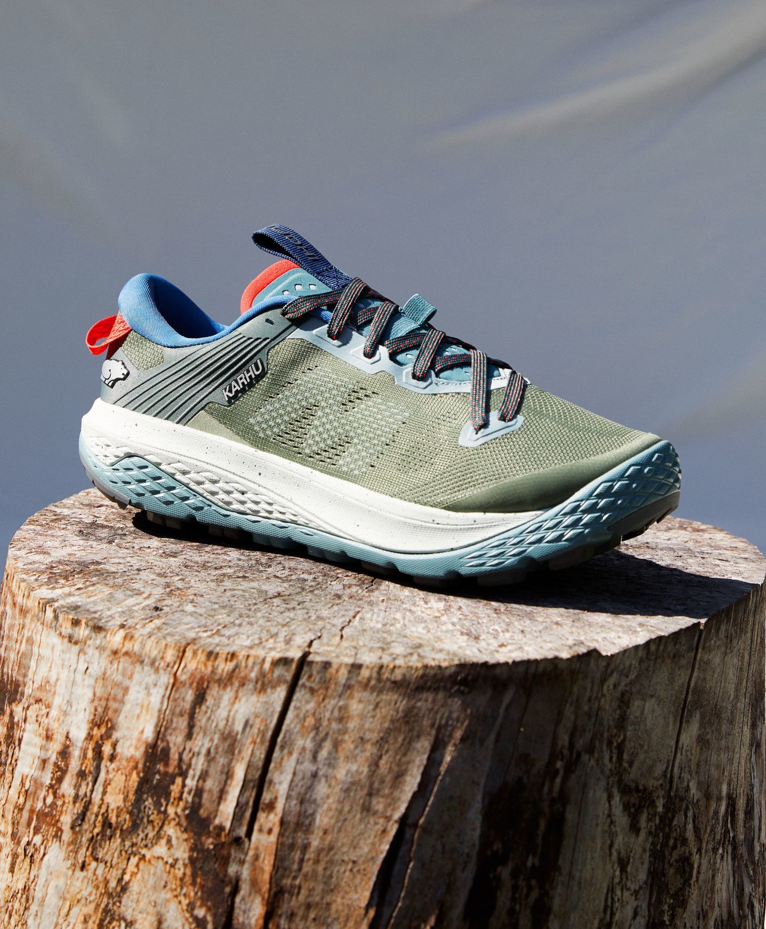 MEN'S IKONI TRAIL 1.0 - OIL GREEN / MINERAL BLUE