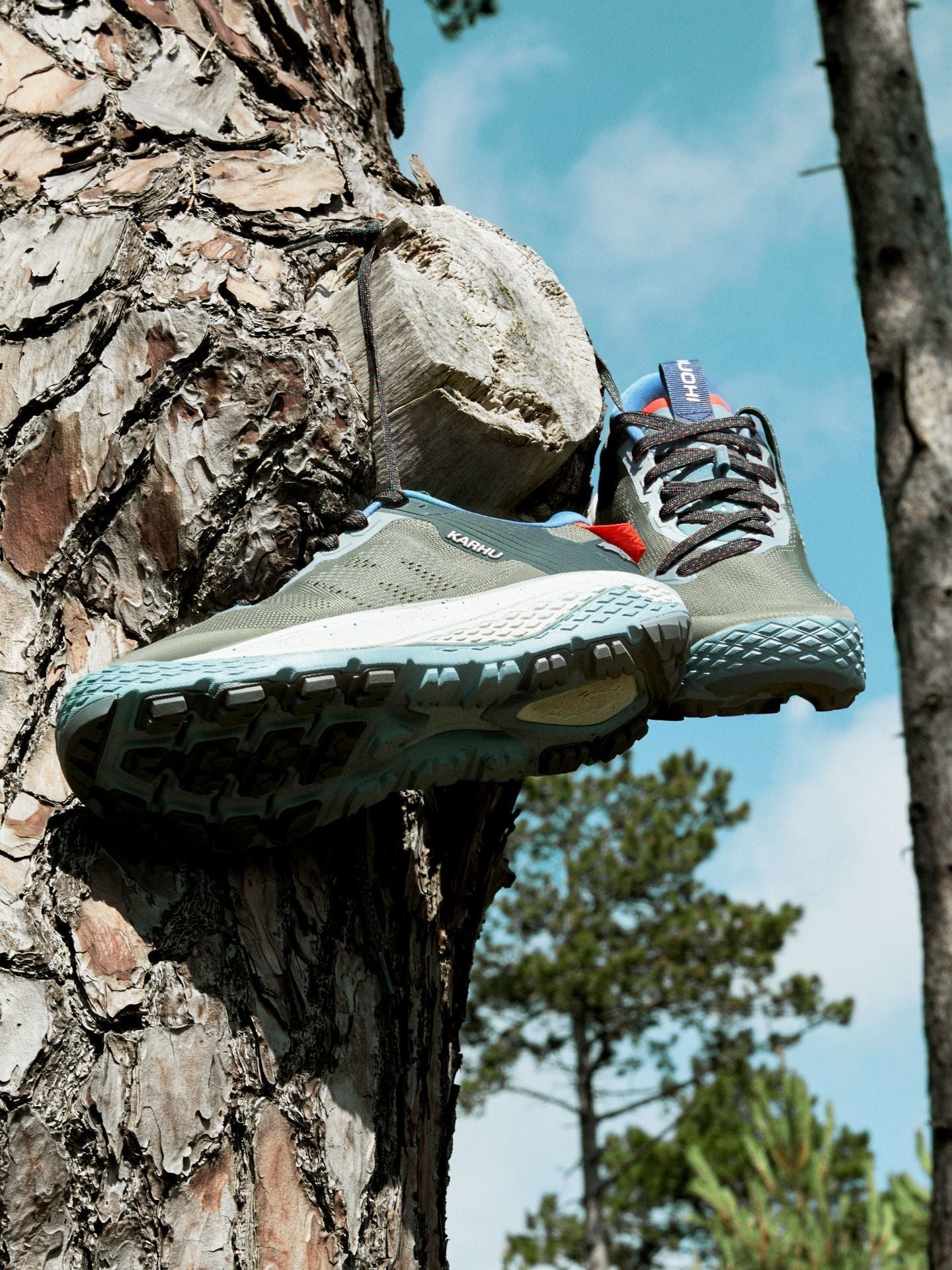 MEN'S IKONI TRAIL 1.0 - OIL GREEN / MINERAL BLUE
