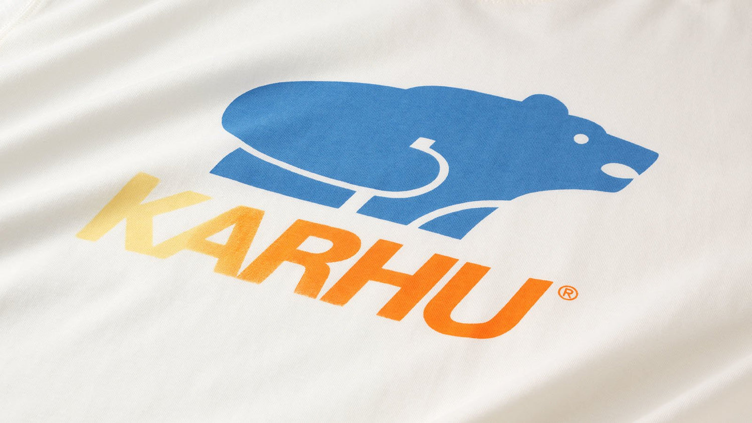 BASIC LOGO T–SHIRT - BRIGHT WHITE / AZURE BLUE