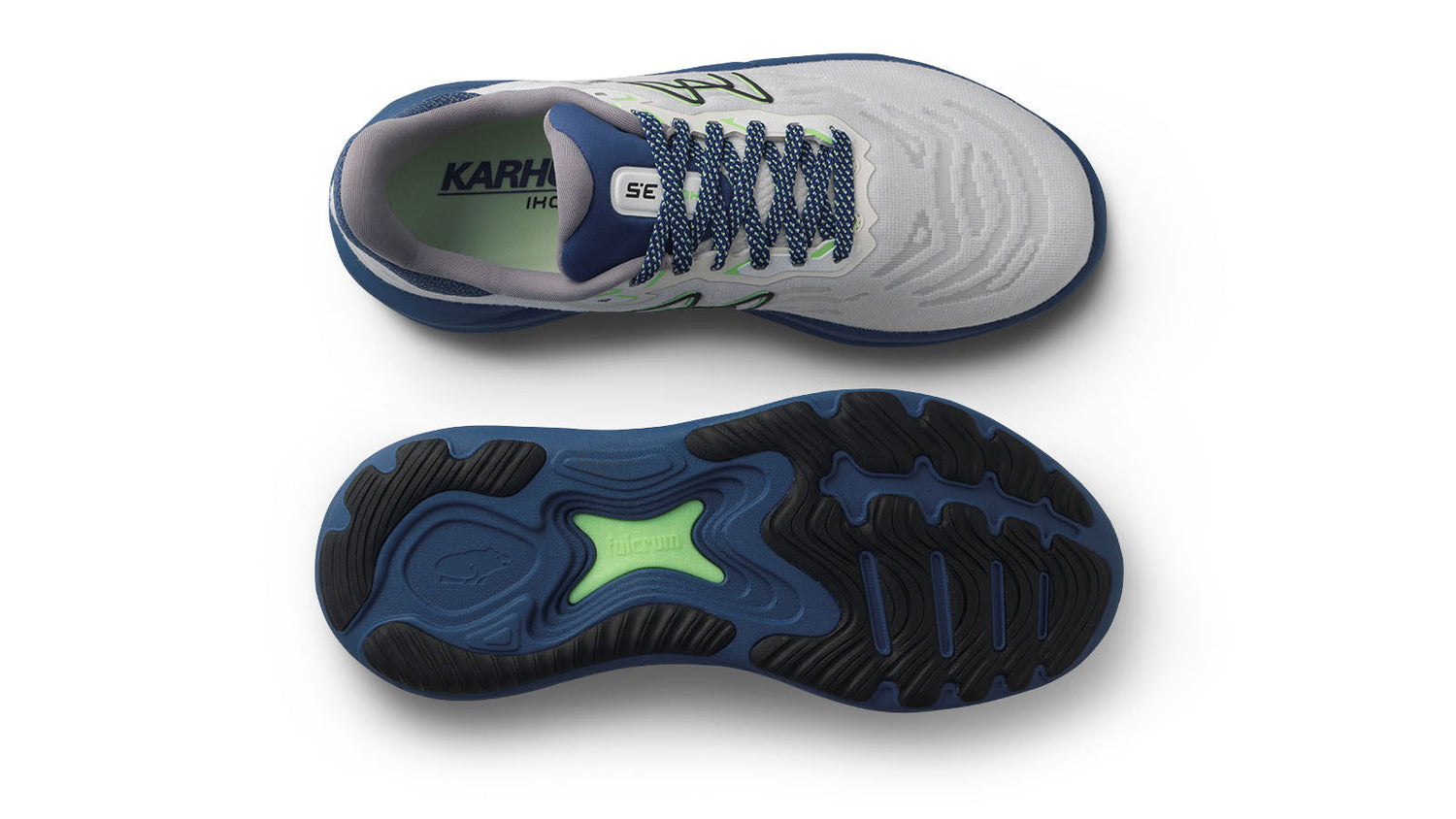KARHU MEN'S IKONI 3.5 - BARELY BLUE / PARADISE GREEN | BALANCED RUNNING SHOES