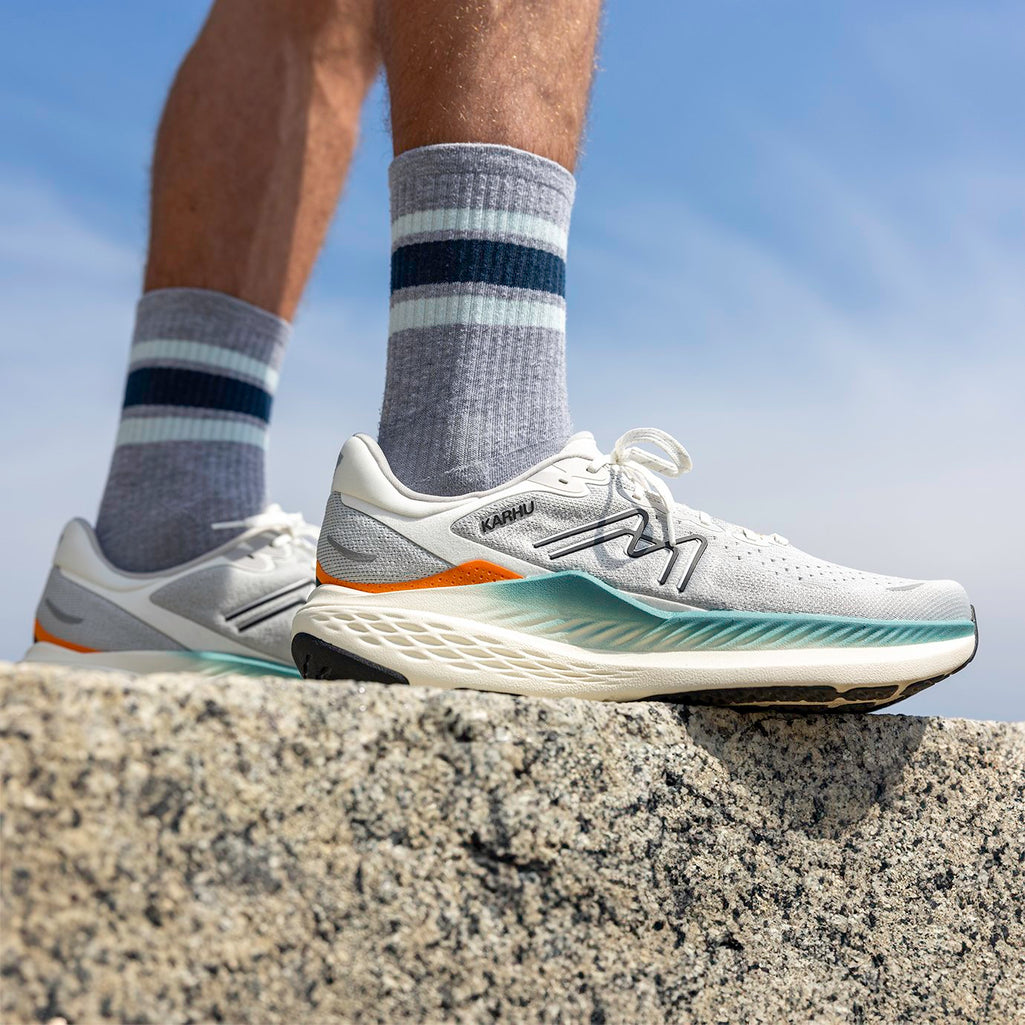 MEN'S MESTARI RUN 1.5 - WHITE / DUSTY TURQUOISE