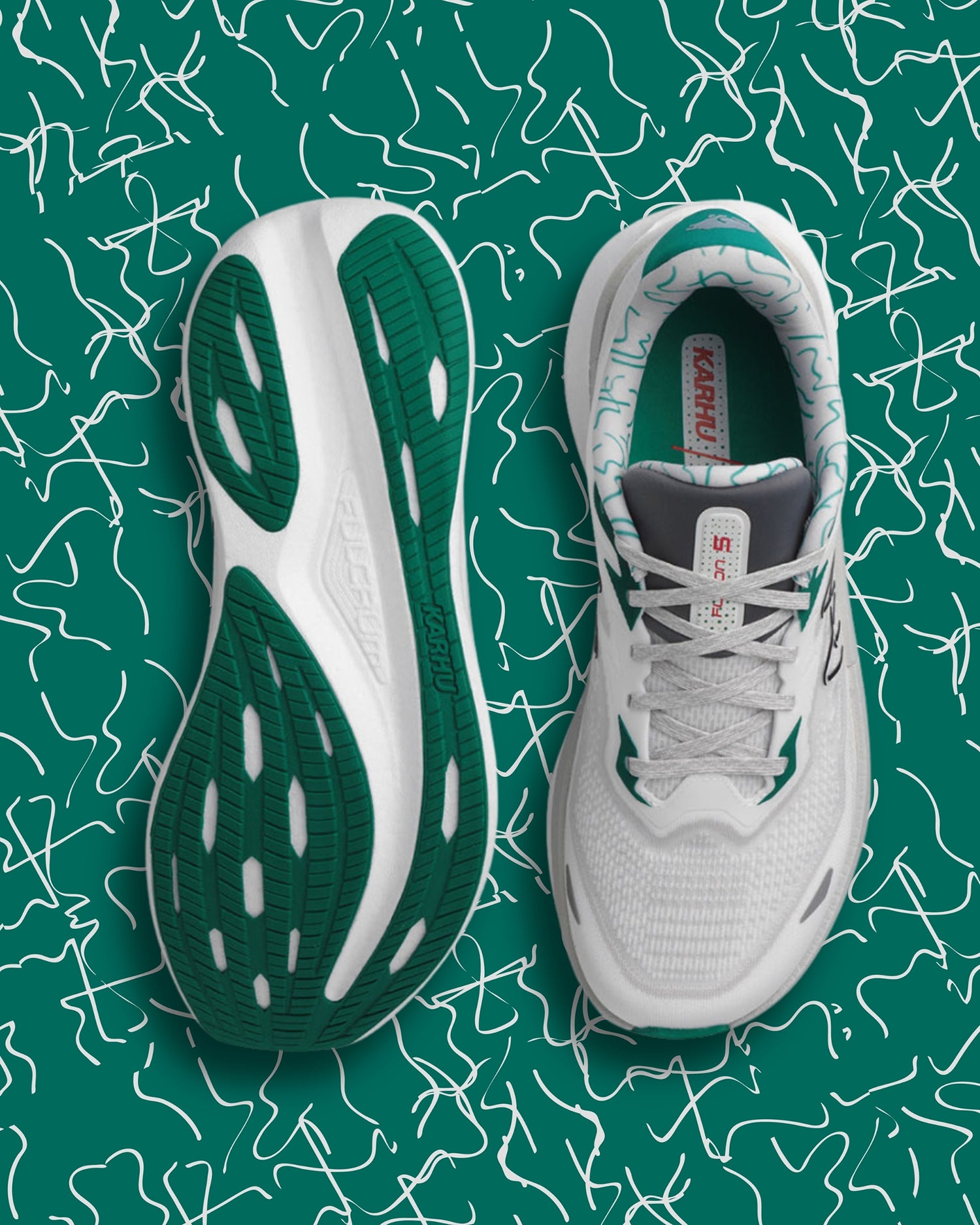 MEN'S FUSION 5.0 - BLANC DE BLANC / ULTRAMARINE GREEN