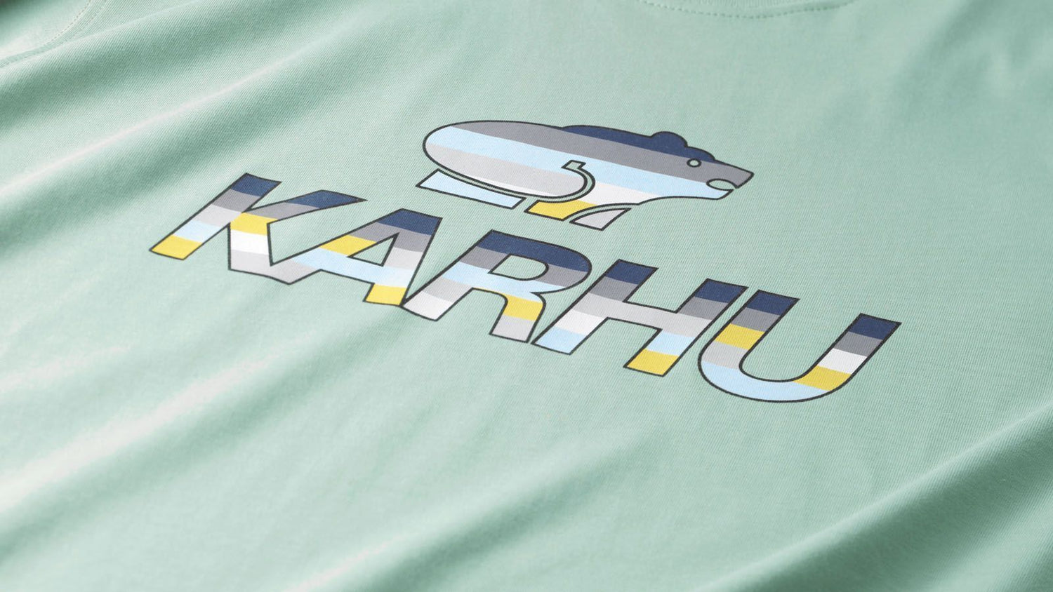 Team College T-shirt DESERT SAGE/ENSIGN BLUE/MC logo